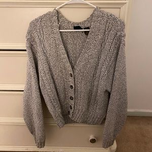 Grey cardigan